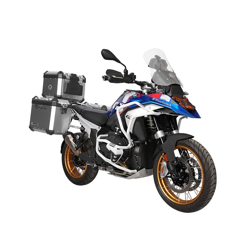 经典款铝镁合金三箱-银色