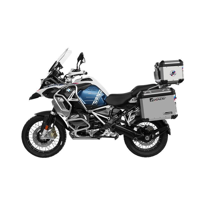 经典款铝镁合金三箱-银色