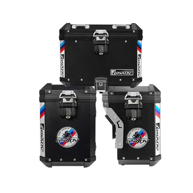 经典款铝镁合金三箱-黑色