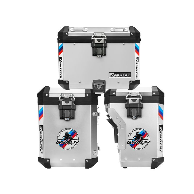 经典款铝镁合金三箱-银色