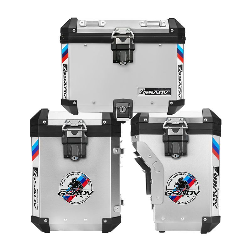 经典款铝镁合金三箱-银色