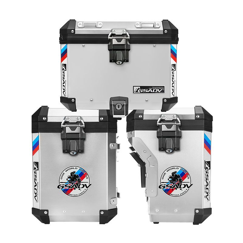 经典款铝镁合金三箱-银色