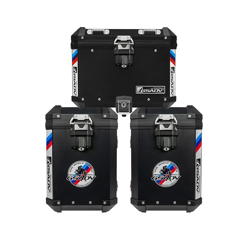 经典款铝镁合金三箱-黑色