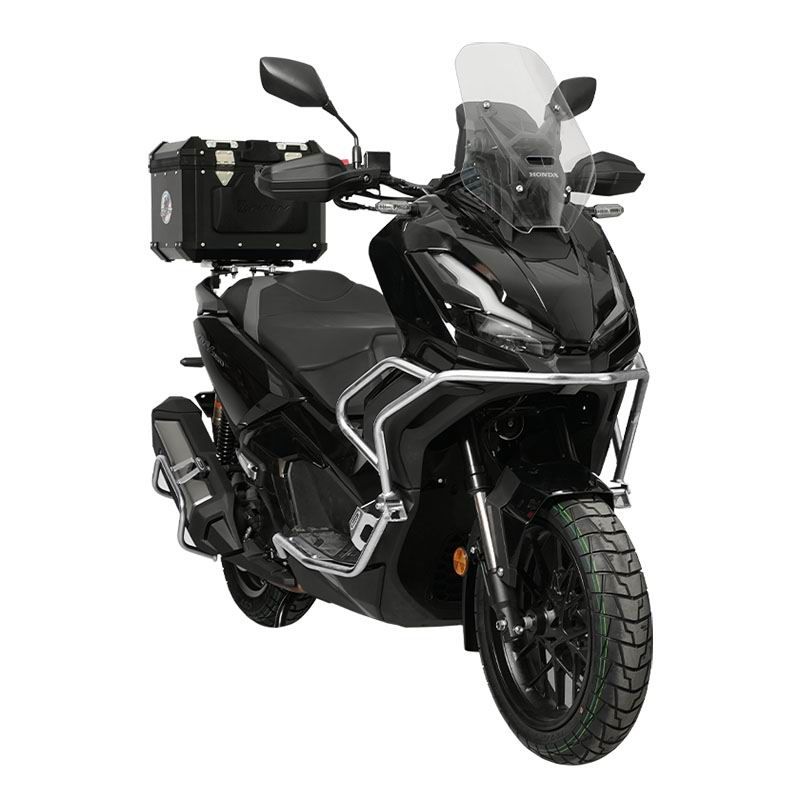 CNC铝合金脚踏护杠-银色