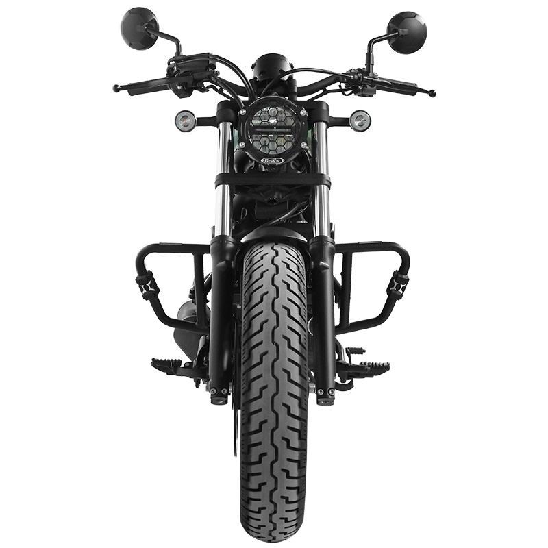 不锈钢防护杠-黑色