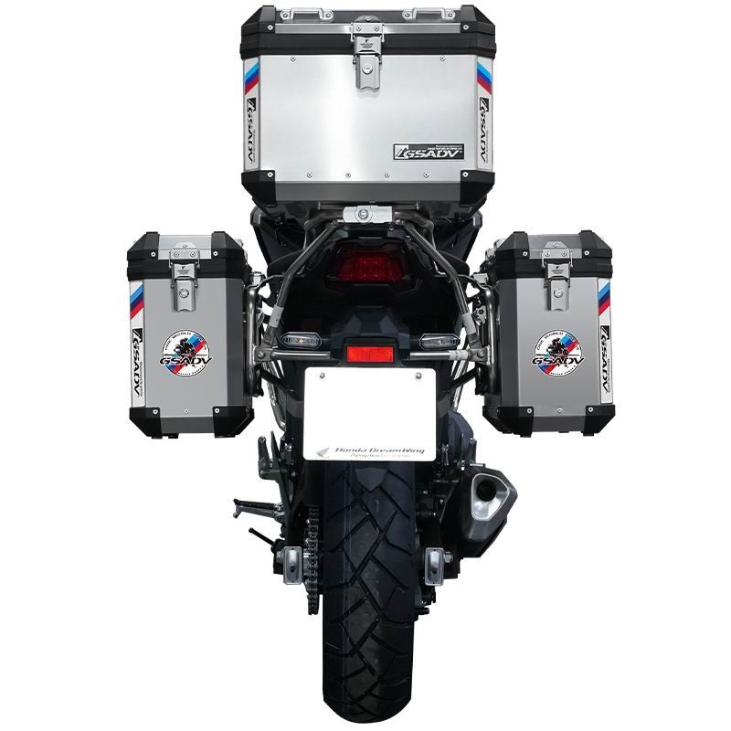 经典款铝镁合金三箱-银色